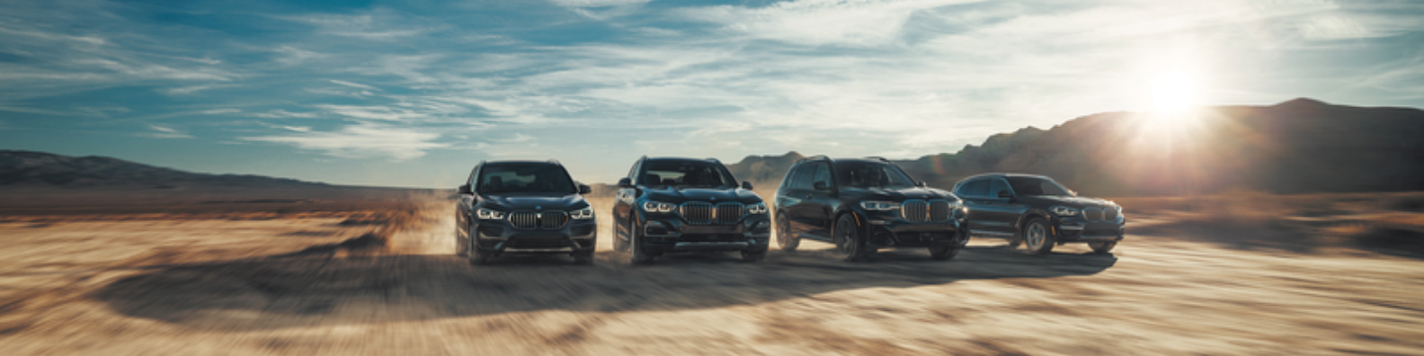 selection of BMW models driving