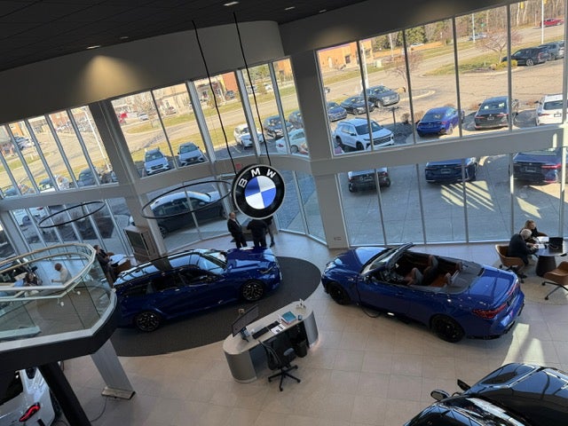 BMW showroom lighting